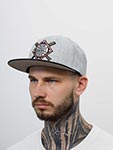 Бейсболка AMERICAN NEEDLE арт. 21006A-NLB Negro League Baseball Archive (серый / черный)